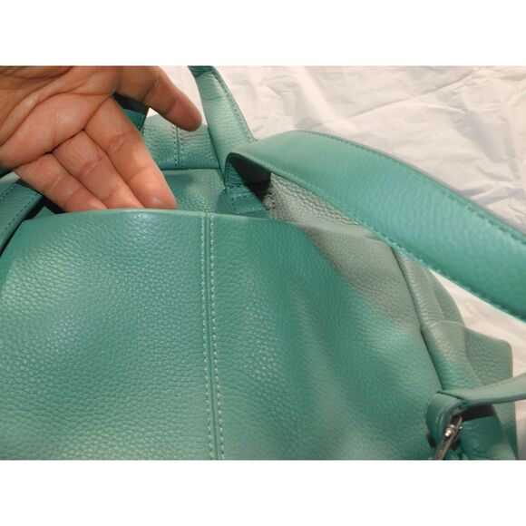 Vera Bradley Small Backpack Genuine Leather Carryall Backpack Light Green main image 7